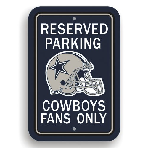 Fremont Die NFL Dallas Cowboys Plastic Parking Sign