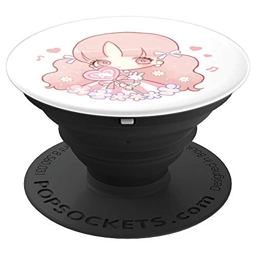 Cute Chibi Princess Anime Girl Kawaii Pop Socket - PopSockets Grip and Stand for Phones and Tablets