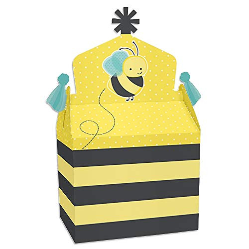 Big Dot of Happiness Honey Bee - Treat Box Party Favors - Baby Shower or Birthday Party Goodie Gable Boxes - Set of 12 Big Dot of Happiness Honey Bee - Treat Box Party Favors - Baby Shower or Birthday Party Goodie Gable Boxes - Set of 12