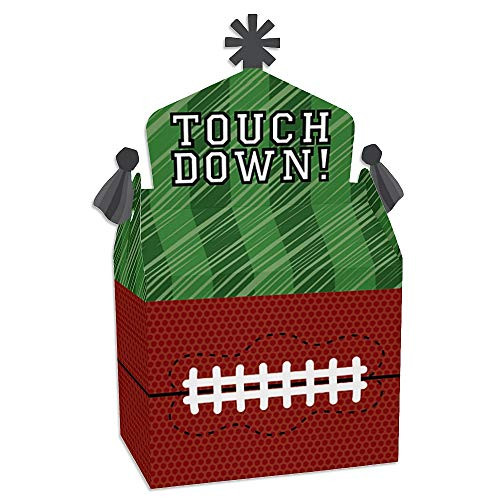 Big Dot of Happiness End Zone - Football - Treat Box Party Favors - Baby Shower or Birthday Party Goodie Gable Boxes - Set of 12 Big Dot of Happiness End Zone - Football - Treat Box Party Favors - Baby Shower or Birthday Party Goodie Gable Boxes - Set of 12
