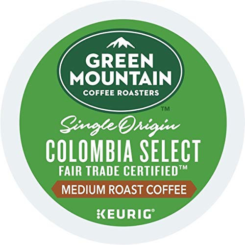 Green Mountain Coffee Colombian Fair Trade Select Keurig Single-Serve K Cup Pods, Medium Roast Coffee, 24Count