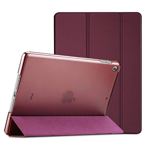 ProCase iPad 10.2 Case 2019 iPad 7th Generation Case, Slim Stand Hard Back Shell Protective Smart Cover Case for iPad 7th Gen 10.2 Inch 2019 (A2197 A2198 A2200) -Wine