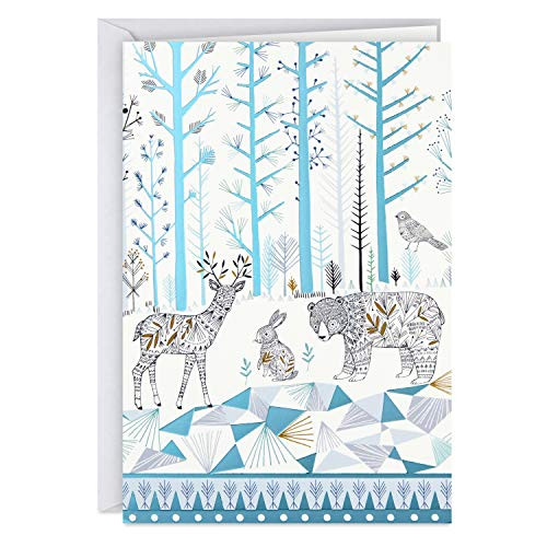 Hallmark UNICEF Boxed Christmas Cards, Woodland Creatures (16 Cards and 17 Envelopes) Hallmark UNICEF Boxed Christmas Cards, Woodland Creatures (16 Cards and 17 Envelopes)