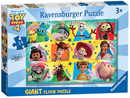 Ravensburger 05562 Disney Pixar Toy Story 4-24 Piece Giant Floor Jigsaw Puzzle for Kids - Every Piece is Unique - Pieces Fit Together Perfectly