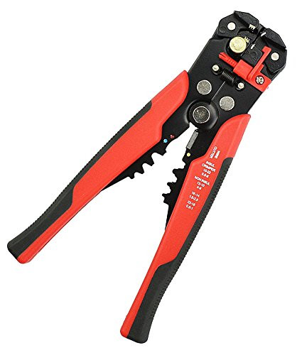 Automatic Wire Stripping Tool, QXTInc Self-adjusting Stripper with Crimper Multi-function Pliers Terminal Tools for 10-24 AWG