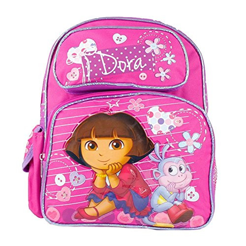 Dora the Explorer and Boots Thinking and Waiting Girls 12" School Backpack Bag