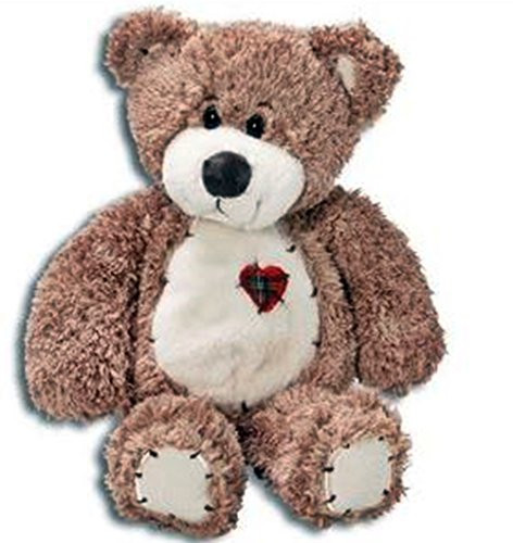 Tender Teddy Bear Tan/ Patchwork Heart/Toys by First and Main