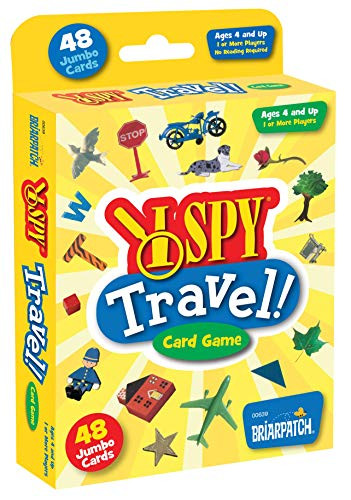 I SPY Travel Card Game for Kids, Entertain Children on a Long Road Trip with a Hunt and Seek Card Game