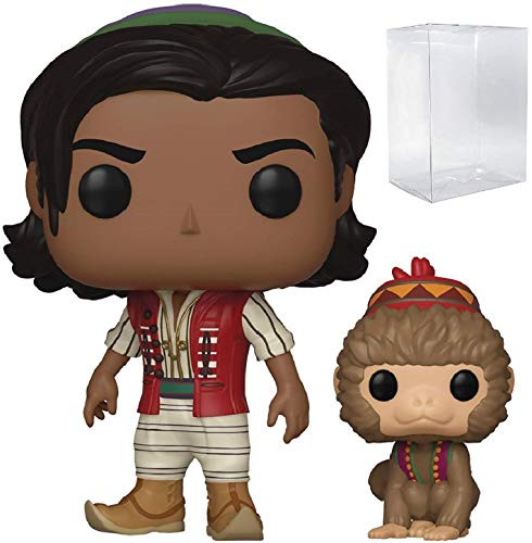Disney: Aladdin Live Action - Aladdin of Agrabah with Abu Funko Pop! Vinyl Figure (Includes Compatible Pop Box Protector Case)