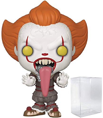 Funko Horror: Stephen King's It Chapter 2 - Funhouse Pennywise with Dog Tongue Pop! Vinyl Figure (Includes Compatible Pop Box Protector Case)