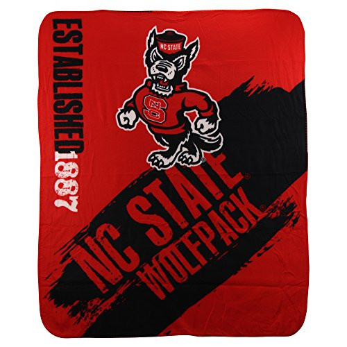 The Northwest Company NCAA Collegiate School Logo Fleece Blanket (North Carolina State Wolfpack) The Northwest Company NCAA Collegiate School Logo Fleece Blanket (North Carolina State Wolfpack)