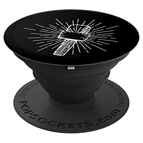 Television Press Microphone Journalist Reporter PopSockets Grip and Stand for Phones and Tablets