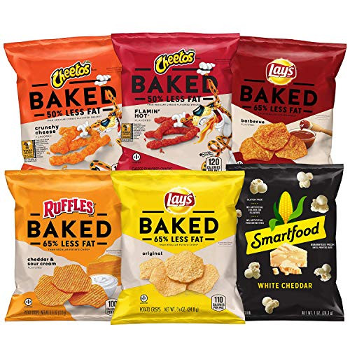 Frito-Lay Baked & Popped Mix Variety Pack, Pack of 40