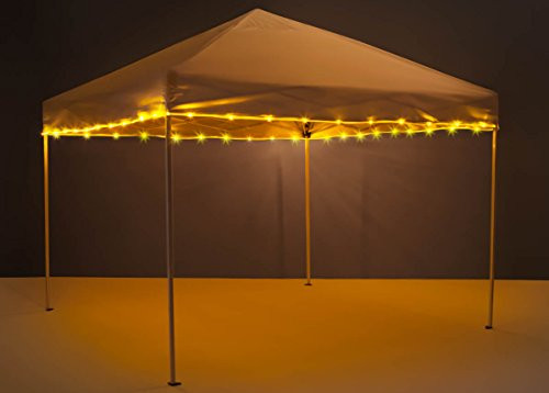 Brightz CanopyBrightz LED Tailgate Canopy and Patio Umbrella Accessory Lighting Kit (Lights Only), Gold