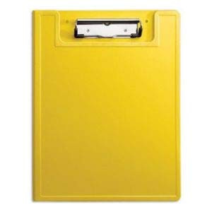 Low-Profile Nursing Clipboard with HIPAA Privacy Cover (Yellow)