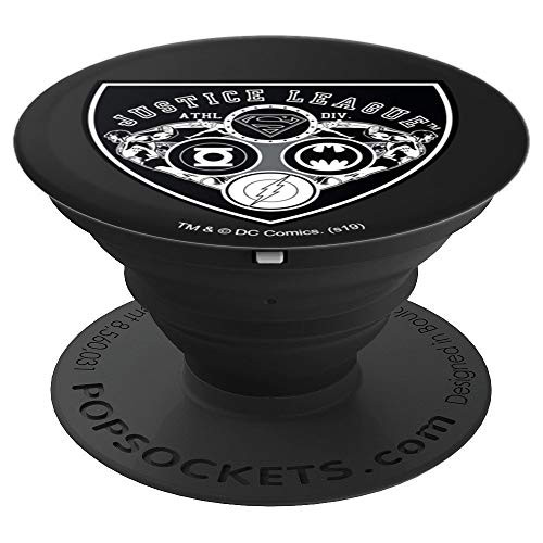 Justice League Athletic Shield Logo PopSockets Grip and Stand for Phones and Tablets