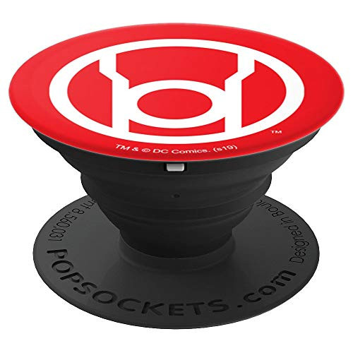 Green Lantern Blackest Night Red Lantern Logo PopSockets Grip and Stand for Phones and Tablets