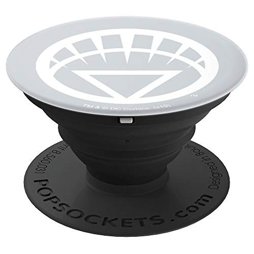 Green Lantern Blackest Night White Lantern Logo PopSockets Grip and Stand for Phones and Tablets