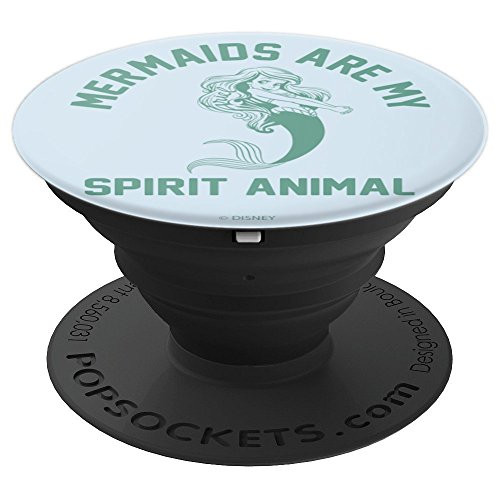 Disney Little Mermaid Ariel Mermaids Are My Spirit Animal - PopSockets Grip and Stand for Phones and Tablets