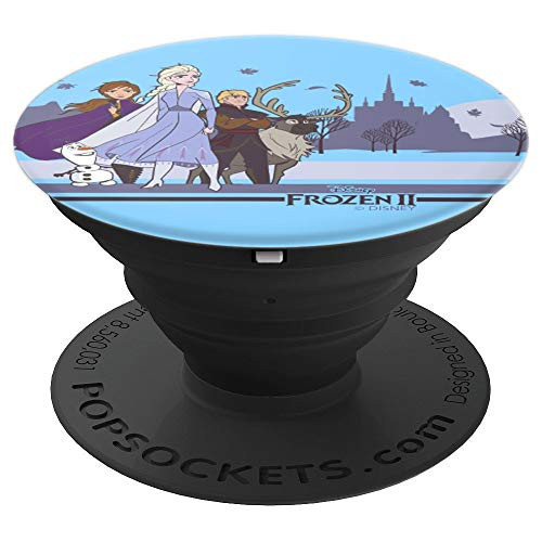 Disney Frozen 2 Group Distressed Poster PopSockets Grip and Stand for Phones and Tablets