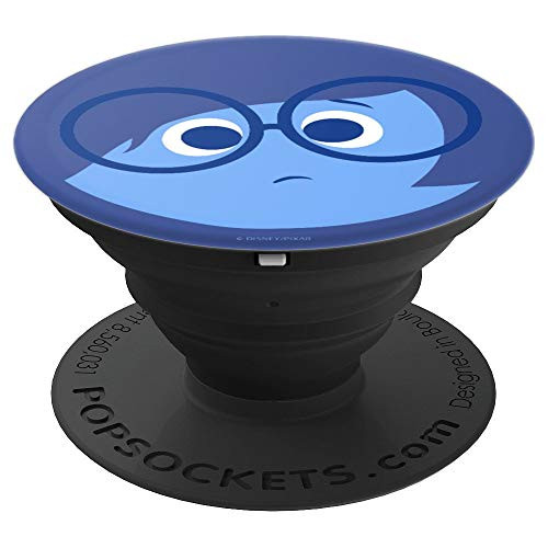 Disney Pixar Inside Out Sad Face Halloween PopSockets Grip and Stand for Phones and Tablets