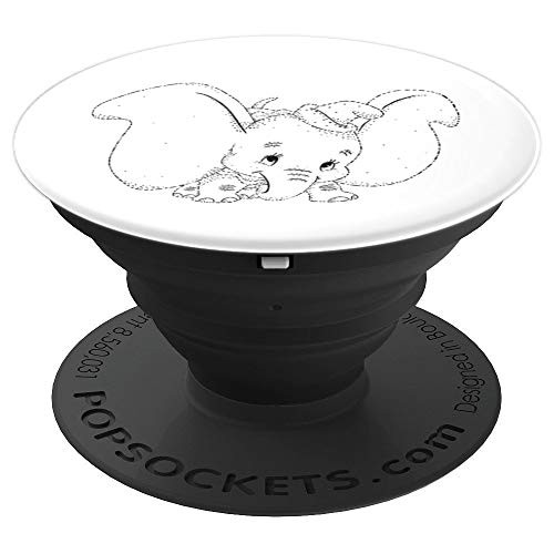 Disney Classic Dumbo Cute Elephant Dotted Sketch - PopSockets Grip and Stand for Phones and Tablets Disney Classic Dumbo Cute Elephant Dotted Sketch - PopSockets Grip and Stand for Phones and Tablets