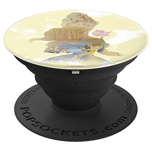 Disney Beauty And The Beast Belle Silhouette Fill - PopSockets Grip and Stand for Phones and Tablets