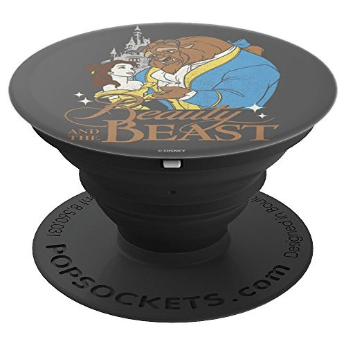 Disney Beauty And The Beast Belle And Beast Dancing PopSockets Grip and Stand for Phones and Tablets