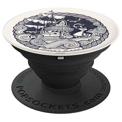 Disney Peter Pan Never Land Rough Seas PopSockets Grip and Stand for Phones and Tablets