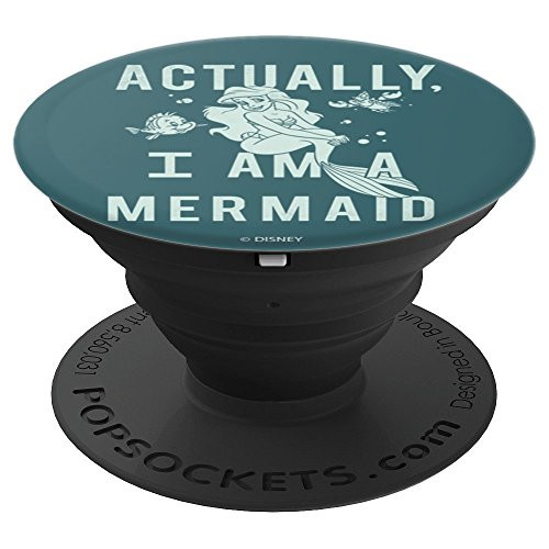 Disney Little Mermaid Ariel Actually I Am A Mermaid - PopSockets Grip and Stand for Phones and Tablets