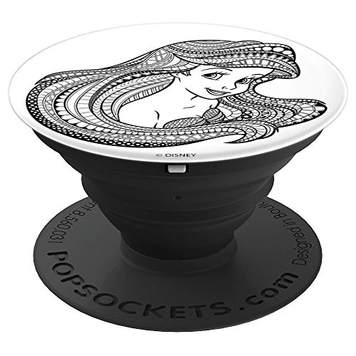 Disney The Little Mermaid Ariel Patterned Hair Outline PopSockets Grip and Stand for Phones and Tablets