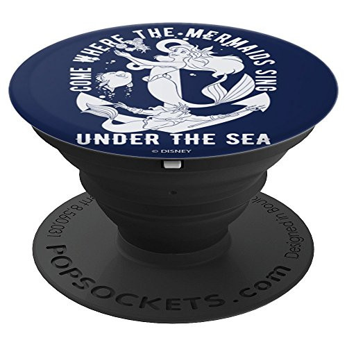 Disney The Little Mermaid Ariel Come Where The Mermaids Sing PopSockets Grip and Stand for Phones and Tablets