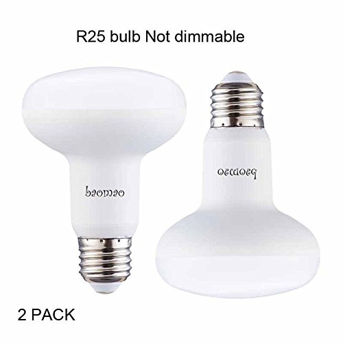 Baomao (2PACK) 9W R25 R80 BR25 LED bulb Warm White R25 Non-Dimmable LED flood Bulbs, E26 base, 75W Incandescent Bulbs Equivalent, 900lm,2700K.