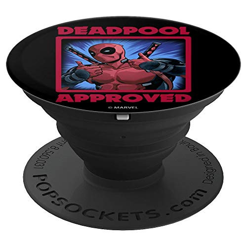 Marvel Deadpool Two Thumbs Up Approved - PopSockets Grip and Stand for Phones and Tablets