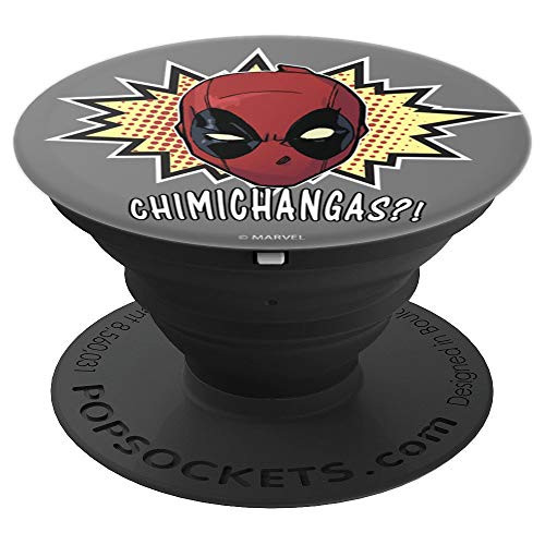 Marvel Deadpool Chimichangas   PopSockets Grip and Stand for Phones and Tablets