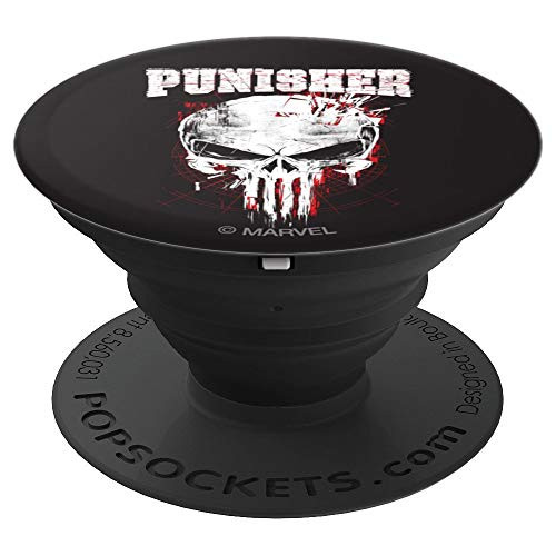 Marvel The Punisher Skull and Logo - PopSockets Grip and Stand for Phones and Tablets