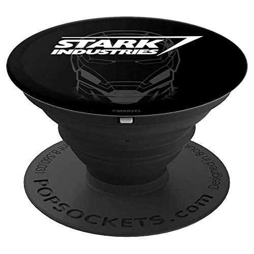 Marvel Iron Man Stark Industries Helmet Poster PopSockets Grip and Stand for Phones and Tablets