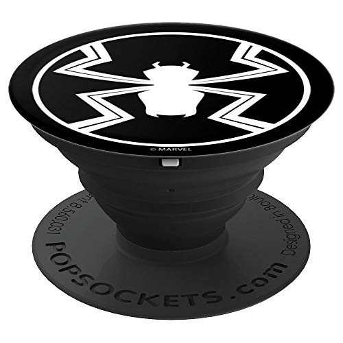 Marvel Agent Venom Silhouette Logo PopSockets Grip and Stand for Phones and Tablets