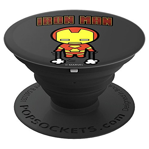 Marvel Iron Man Invincible Kawaii Flying - PopSockets Grip and Stand for Phones and Tablets