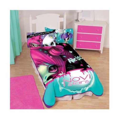 Novi Stars 62" x 90" Microraschel Blanket, Just Landed