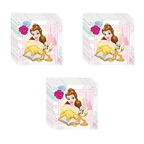 Disney Beauty and The Beast Party Lunch Napkins - 48 Pieces