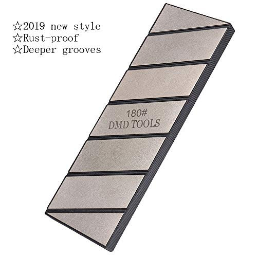 2019 New Style Extra Size Diamond Flattening Stone | Lapping Plate 180 Grit For Flattening Whetstone | Rust-proof  | Deeper grooves | Lightweight | non-slip SCOTTCHEN