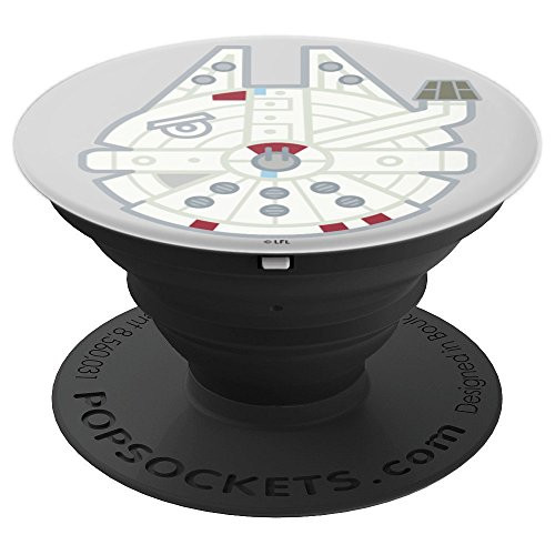 Star Wars Millennium Falcon Flattened Art - PopSockets Grip and Stand for Phones and Tablets Star Wars Millennium Falcon Flattened Art - PopSockets Grip and Stand for Phones and Tablets