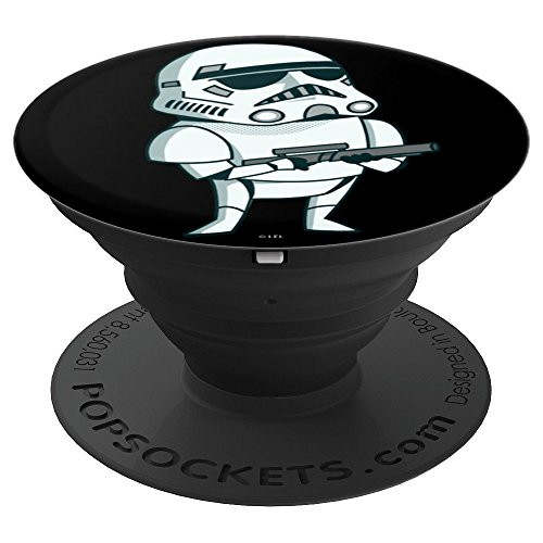 Star Wars Storm Trooper Cartoon Doodle - PopSockets Grip and Stand for Phones and Tablets