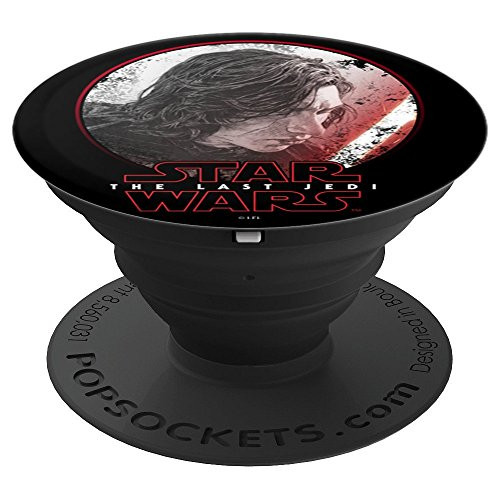 Star Wars Kylo Face Shot Retro Photo - PopSockets Grip and Stand for Phones and Tablets