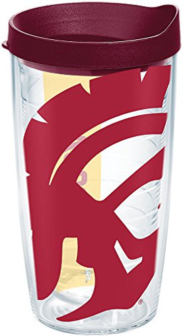 Tervis 1238864 Usc Trojans Colossal Insulated Tumbler with Wrap and Maroon Lid, 16 oz, Clear Tervis 1238864 Usc Trojans Colossal Insulated Tumbler with Wrap and Maroon Lid, 16 oz, Clear