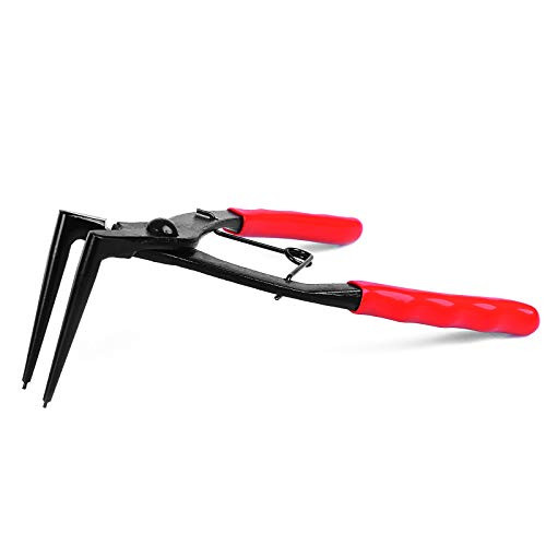 Internal Cylinder Snap Ring Plier  90 Degree Bent Long Nose Pliers for Trucks Motorcycles Cars