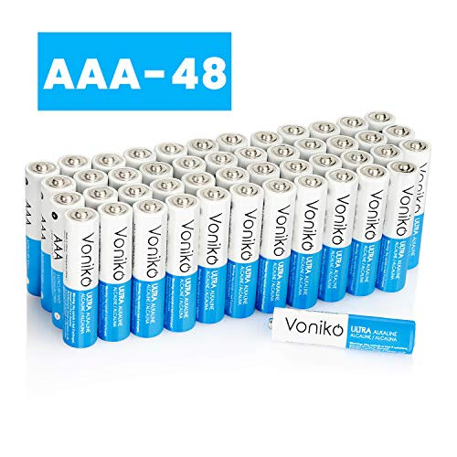 VONIKO - Premium Grade AAA Batteries - 48 Pack - Alkaline Triple A Battery - Ultra Long-Lasting, Leakproof 1.5v Batteries - 10 Year Shelf Life