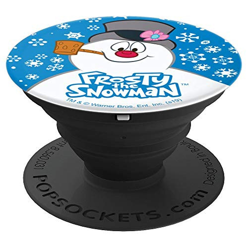 Frosty the Snowman Snowing PopSockets Grip and Stand for Phones and Tablets