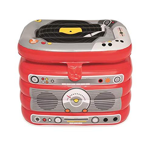 Bestway H2OGO! Party Turntable Cooler for Pool Lake Summer Fun (24" x 21"), Red